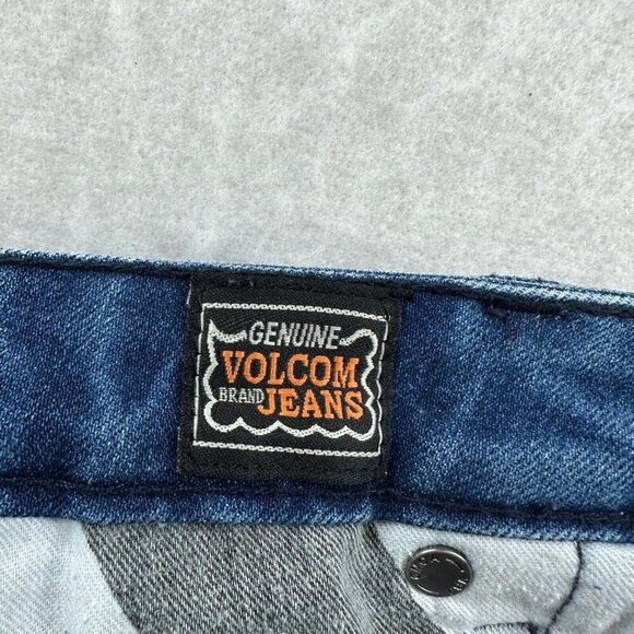 Volcom Jeans Womens Size 3/26 Stix Skinny Low Rise Light Washed Denim Blue - Picture 7 of 12